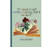 Austen Bookworm Notebook and Journal