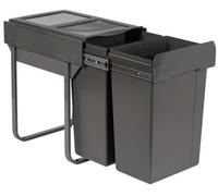 Austen & Co. 56L Built-In Hinged Cupboard Kitchen Bin - 2 Compartments