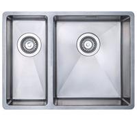 Austen & Co. Orla Stainless Steel 1.5 Bowl Kitchen Sink, Inset & Undermount