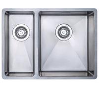 Austen & Co. Orla Stainless Steel 1.5 Bowl Kitchen Sink, Inset & Undermount