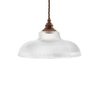 Austen Frosted Glass Pendant Light - Old English Brass - Se Home