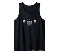 Austin A30 1950s British classic car minimalist front grille Tank Top