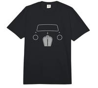 Austin A30/A35 British Classic car White Outline Graphic Comfort Colors Adult Heavyweight T-Shirt