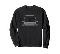 Austin A40 classic car white outline graphic Sweatshirt