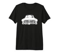 Austin A40 Farina 1960s British Classic car White Block Premium T-Shirt