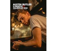 Austin Butler, 2026 Calendar, A3, Wirobound, Full Colour, Free Pack of Calendar Stickers
