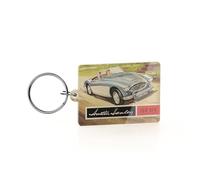 Austin Healey 100 Six Keyring Old Car Advert British Car Gift OFFICIAL LICENCED PRODUCT (Plain Packaging)
