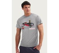 Austin Healey Men's 100 British Motor Heritage T-Shirt in Mid Grey | Size: Medium Austin Healey Mid Grey M