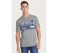 Austin Healey Men's MkIV Convertible British Motor Heritage T-Shirt in Mid Grey | Size: Medium Austin Healey Mid Grey M