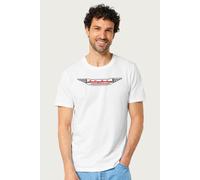Austin Healey Men's Wings Logo British Motor Heritage T-Shirt in White | Size: Small Austin Healey White S
