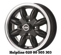 Austin Healey Sprite 13x5 Alloy Wheels set of four
