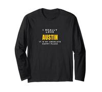 Austin I Really Love Texas BBQ Long Sleeve T-Shirt