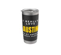 Austin I Really Love Texas BBQ Stainless Steel Insulated Tumbler