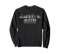 Austin Landmarks Vintage Usa Travel Sweatshirt