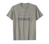 Austin Maxi 1970s British classic car black outline graphic T-Shirt