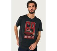 Austin Men's Mini 1000 Mk2 1969 British Motor Heritage T-Shirt in Black | Size: Large Austin Black L