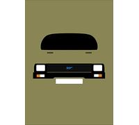 Austin Metro MK1- Retro Motor Company Greeting Card