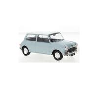 AUSTIN Mini Cooper S 1275 MkI - 1965 - lightblue / white - WhiteBox 1:24