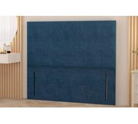 Austin Plush Velvet 54" Floor Standing Upholstered Divan Headboard Somnior Navy Small Single