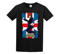 Austin Powers Collection Poster T-Shirt Graphic Unisex Tee Shirt Black XXL
