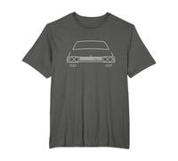 Austin Princess 1970s classic car white outline graphic T-Shirt