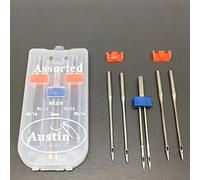 Austin SEWING MACHINE NEEDLES UNIVERSAL FITTING Box B White 4 x 90/14-1 x 2mm twin needle