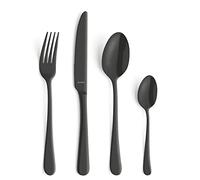 Austin, Stainless Steel, Black, Ménagère 32 couverts Pour 8 personnes