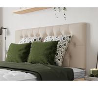 Austin Strutted Headboard Small Single Topaz Light Grey