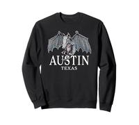 Austin Texas Armadillo Bat the Legendary Mythical Mascot Sweatshirt