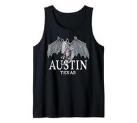 Austin Texas Armadillo Bat The Legendary Mythical Mascot Tank Top