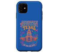 Austin Texas Capitol Building Lone Star State Art Tourist Case for iPhone 11