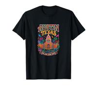 Austin Texas Capitol Building Lone Star State Art Tourist T-Shirt