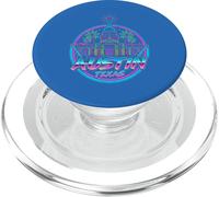 Austin Texas Capitol Synthwave 80s Retro Music Tourist PopSockets PopGrip for MagSafe