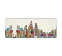 Austin Texas Desk Protector Mat, Extra Large and Durable Desk Pad with Non-Slip Backing for Home Office Use