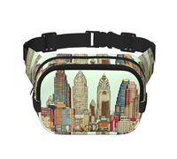 Austin Texas Fanny Pack Fashion Belt Bag Lightweight Waist Pouch With Adjustable Strap Crossbody Bags For Women Travel Sports Running