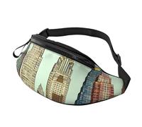 Austin Texas Fanny Pack for Men Women Crossbody Waist Bag Waterproof Sports Belt Bag Outdoor Hip Pack