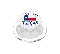 Austin Texas Flag Souvenir PopSockets PopGrip for MagSafe