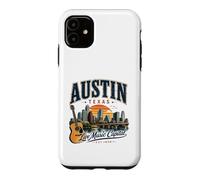 Austin Texas Live Music Capital Vintage Guitar Style Case for iPhone 11
