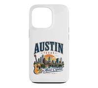 Austin Texas Live Music Capital Vintage Guitar Style Case for iPhone 13 Pro