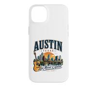 Austin Texas Live Music Capital Vintage Guitar Style Case for iPhone 14 Plus