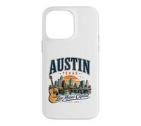 Austin Texas Live Music Capital Vintage Guitar Style Case for iPhone 14 Pro Max