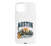 Austin Texas Live Music Capital Vintage Guitar Style Case for iPhone 15 Plus