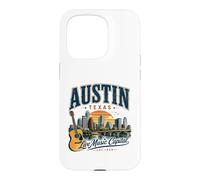 Austin Texas Live Music Capital Vintage Guitar Style Case for iPhone 15 Pro