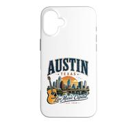 Austin Texas Live Music Capital Vintage Guitar Style Case for iPhone 16 Plus