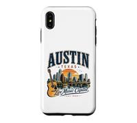 Austin Texas Live Music Capital Vintage Guitar Style Case for iPhone XS Max