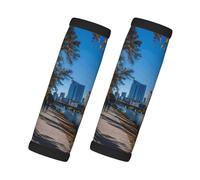 Austin Texas Print 2 Pack Neoprene Luggage Handle Wrap Suitcase Identifier Covers Travel Markers Accessories