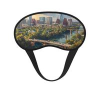 Austin Texas Print Adults Soft Washable Eye Mask for Light Blocking Nap Face Sleeping Travel Cover