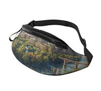 Austin Texas Print Lightweight Pack Waist Bag Unisex Adjustable Travel Accessory Outdoor Activity Gear