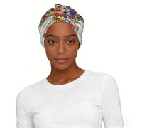 Austin Texas Print Retro Turban Hat for Women Stretch Printed Headscarf Pull On Travel Ready Alternative Gift
