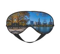 Austin Texas Print Sleep Mask Silk-Like Eye Mask Sleeping Eye Mask for Women Men for Travel Sleep Relaxation